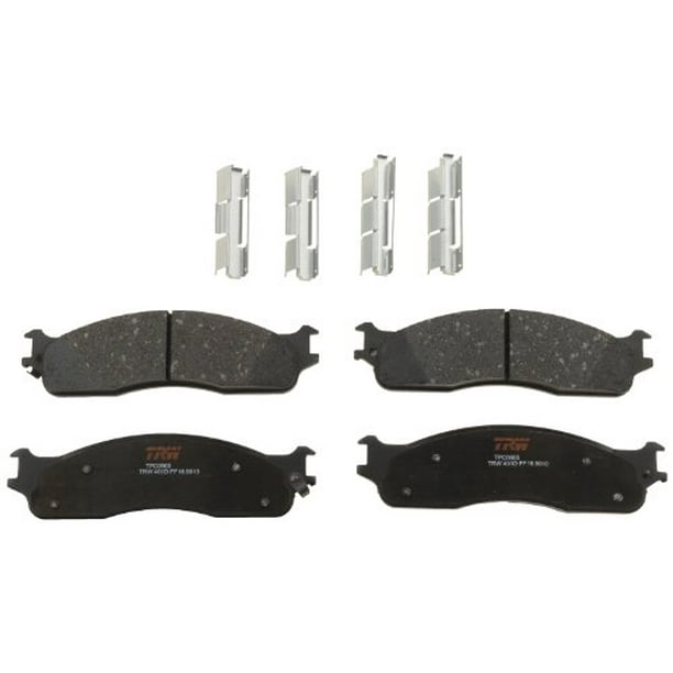 TRW Black TPC0965 Premium Ceramic Front Disc Brake Pad Set TRW Automotive TRW Black TPC0965 Premium Ceramic Front Disc Brake Pad Set TRW Automotive